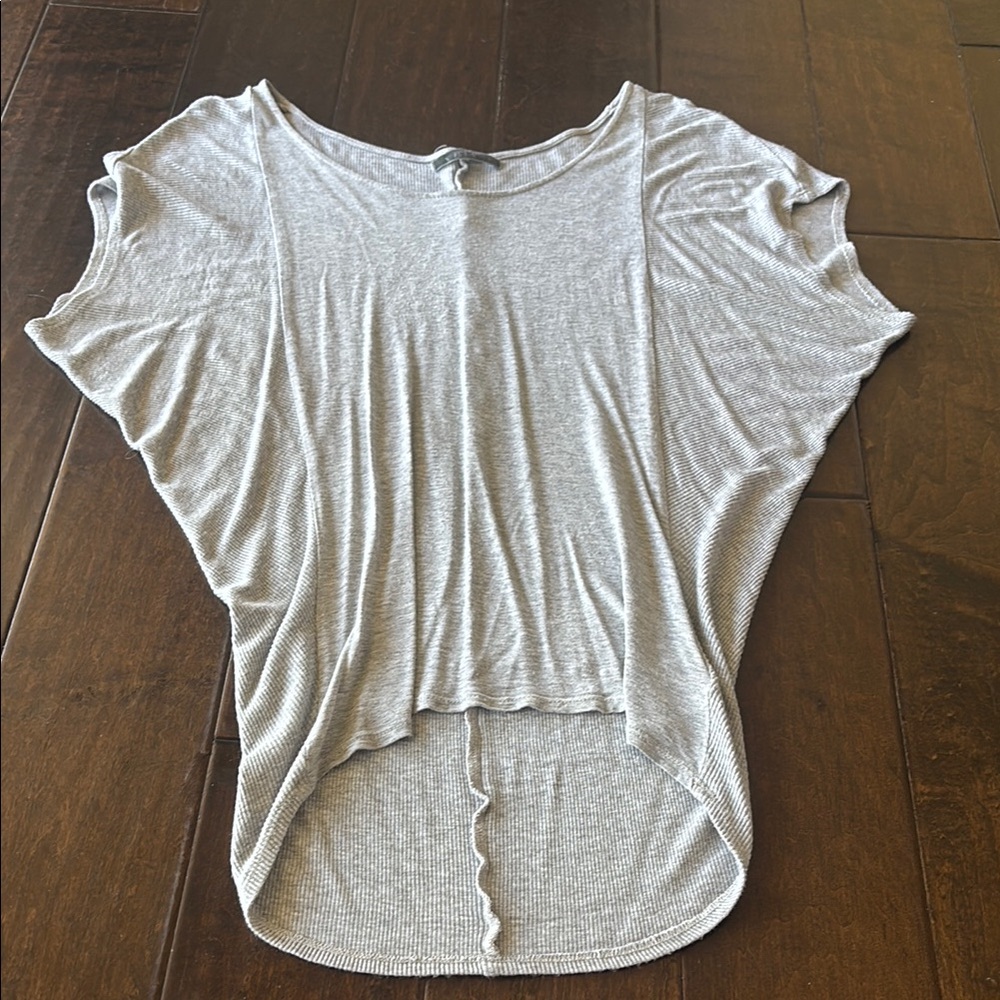 Gray Women's Velvet Top